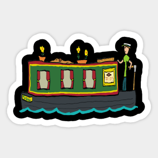 Narrowboat Sticker